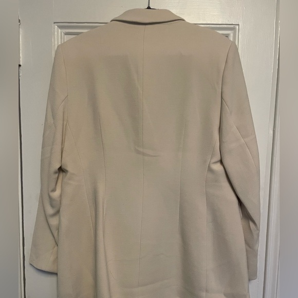 Cream double breasted blazer - Picture 4 of 4